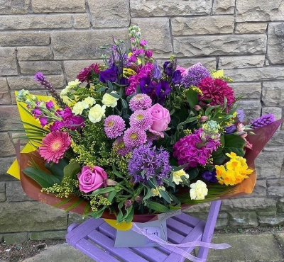 Lilac Wine - Whats not to love about this stunning bouquet, packed with seasonal flowers